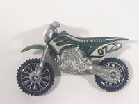 2007 Hot Wheels HW450F Dirt Bike Wastelander Green 07 Die Cast Toy Motorcycle Vehicle
