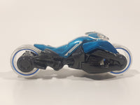2013 Hot Wheels HW Imagination: Future Fleet Max Steel Motorcycle Blue and Grey Die Cast Toy Motorbike Vehicle