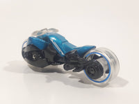 2013 Hot Wheels HW Imagination: Future Fleet Max Steel Motorcycle Blue and Grey Die Cast Toy Motorbike Vehicle