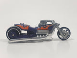 2008 Hot Wheels Rebel Rides Airy 8 Metalflake Purple Motorcycle Die Cast Toy Vehicle