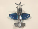 2006 Hot Wheels Classic Series 2 Mad Propz Chrome and Spectraflame Blue Die Cast Toy Airplane