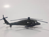 Unknown Brand Apache Helicopter Army Green Die Cast Toy