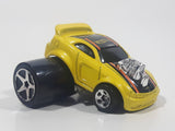 2004 Hot Wheels First Editions Fatbax 04 Mustang GT Yellow Die Cast Toy Car Vehicle
