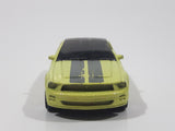2007 Matchbox MBX Metal Ford Mustang GT Concept Fluorescent Yellow Metallic Lime Green Die Cast Toy Car Vehicle