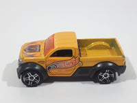 2003 Hot Wheels First Editions Dodge M80 Truck Yellow Orange Die Cast Toy Car Vehicle