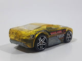 2006 Hot Wheels Track Aces Horseplay Transparent Yellow Die Cast Toy Car Vehicle