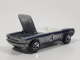 2002 Hot Wheels '65 Mustang Convertible Silver Die Cast Toy Car Vehicle