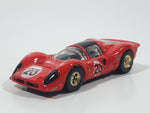 2002 Hot Wheels First Editions Ferrari P4 #23 Red Die Cast Toy Race Car Vehicle