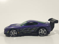 2007 Hot Wheels Heat Fleet Super Tsunami Purple Die Cast Toy Car Vehicle