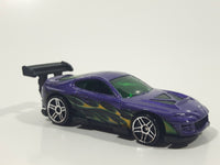 2007 Hot Wheels Heat Fleet Super Tsunami Purple Die Cast Toy Car Vehicle