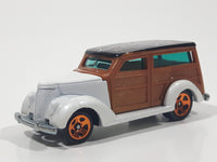 2010 Hot Wheels HW Hot Rods '37 Woody White Die Cast Toy Car Vehicle