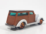 2010 Hot Wheels HW Hot Rods '37 Woody White Die Cast Toy Car Vehicle