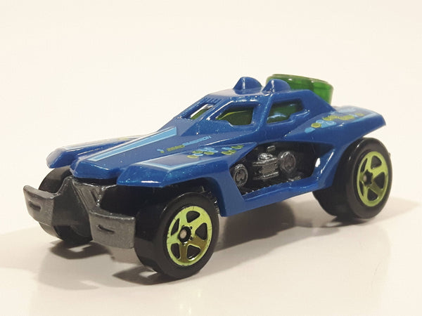 2008 Hot Wheels Hybrid Racers RD-04 Blue Die Cast Toy Car Vehicle