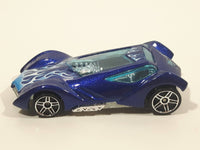 2009 Hot Wheels Sharkbite Bay Sinistra Blue Die Cast Toy Car Vehicle