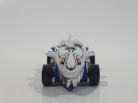 Rare 2009 Hot Wheels Color Shifters Octo Battle Sharkruiser White and Blue and Purple Die Cast Toy Car Shark Shaped Vehicle