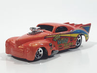 2000 Hot Wheels First Editions '41 Willys Pearl Metalflake Orange Die Cast Toy Hot Rod Car Vehicle