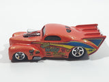 2000 Hot Wheels First Editions '41 Willys Pearl Metalflake Orange Die Cast Toy Hot Rod Car Vehicle