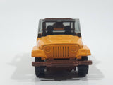 2006 Matchbox Monster Series Jeep Wrangler Yellow Die Cast Toy Car Vehicle
