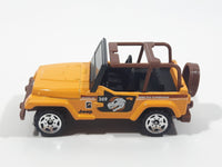 2006 Matchbox Monster Series Jeep Wrangler Yellow Die Cast Toy Car Vehicle