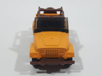 2006 Matchbox Monster Series Jeep Wrangler Yellow Die Cast Toy Car Vehicle