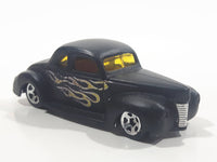 2002 Hot Wheels '40 Ford Coupe Black Die Cast Toy Hot Rod Car Vehicle