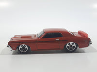 2009 Hot Wheels '69 Mercury Cougar Eliminator Metalflake Dark Orange Die Cast Toy Muscle Car Vehicle