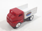 1998 Maisto Tonka Toys Hasbro Farm Truck Tonker Toys Utility Hauler Red White Die Cast Toy Car Vehicle