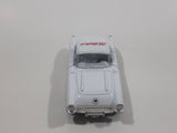 Kinsmart 1957 Chevrolet Corvette AC Delco White Pull Back Die Cast Toy Car Vehicle