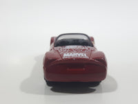 2002 Maisto Marvel The Amazing Spider-Man Plymouth Pronto Spyder Convertible Dark Red Die Cast Toy Car Vehicle