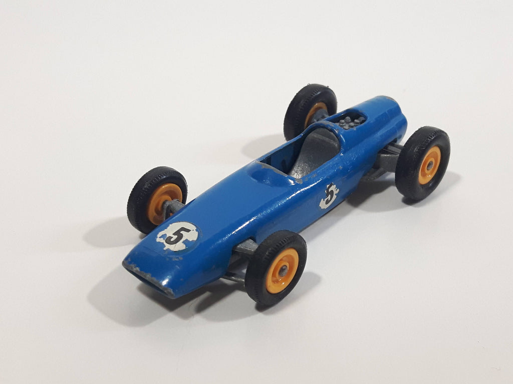 Vintage Lesney Matchbox Series No. 52 B.R.M. #5 Blue Die Cast Toy Race ...