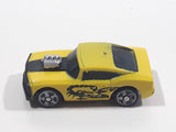 Mega Bloks Streetz Yellow Miniature Plastic Die Cast Toy Car Vehicle