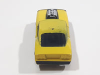 Mega Bloks Streetz Yellow Miniature Plastic Die Cast Toy Car Vehicle