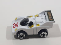 Unknown Brand White #36 Formula Miniature Plastic Die Cast Toy Race Car Vehicle