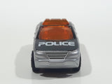 Mega Bloks Streetz Black and White Police Miniature Plastic Die Cast Toy Car Vehicle