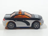 Mega Bloks Streetz Black and White Police Miniature Plastic Die Cast Toy Car Vehicle