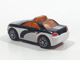 Mega Bloks Streetz Black and White Police Miniature Plastic Die Cast Toy Car Vehicle