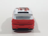 Mega Bloks Streetz Red and White Miniature Plastic Die Cast Toy Car Vehicle