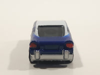 Mega Bloks Streetz Blue with White Roof Miniature Plastic Die Cast Toy Car Vehicle