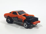 1983 Kidco Burnin' Key Cars Demolition Cars Corvette Orange Plastic Die Cast Toy Car Vehicle
