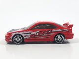 2001 Hot Wheels First Editions Honda Civic SI Red Die Cast Toy Car Vehicle
