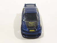 2002 Hot Wheels Tuners Honda Civic SI Metalflake Dark Blue Die Cast Toy Car Vehicle
