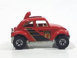 1998 Hot Wheels Baja Bug Volkswagen VW Beetle Red Die Cast Toy Car Vehicle