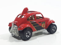 1998 Hot Wheels Baja Bug Volkswagen VW Beetle Red Die Cast Toy Car Vehicle