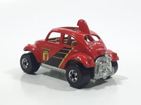 1998 Hot Wheels Baja Bug Volkswagen VW Beetle Red Die Cast Toy Car Vehicle