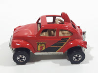 1998 Hot Wheels Baja Bug Volkswagen VW Beetle Red Die Cast Toy Car Vehicle