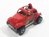 1998 Hot Wheels Baja Bug Volkswagen VW Beetle Red Die Cast Toy Car Vehicle