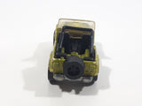 1990 Hot Wheels Automatic Color Racers Jeep CJ-7 Olive Green Die Cast Toy Car Vehicle