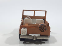 Vintage Majorette No. 268 Jeep Copper Orange 1:54 Scale Die Cast Toy Car Vehicle - Made in France