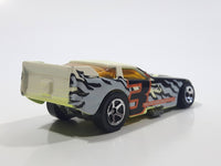 1999 Hot Wheels Mega Graphics Probe Funny Car Bright Lime Green Yellow and Black Die Cast Toy Car Vehicle with Lift Up Body