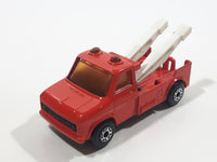 Vintage 1978 Lesney Matchbox Superfast No. 61 Wreck Truck Red Die Cast Toy Tow Salvage Wrecker Vehicle Missing Hooks